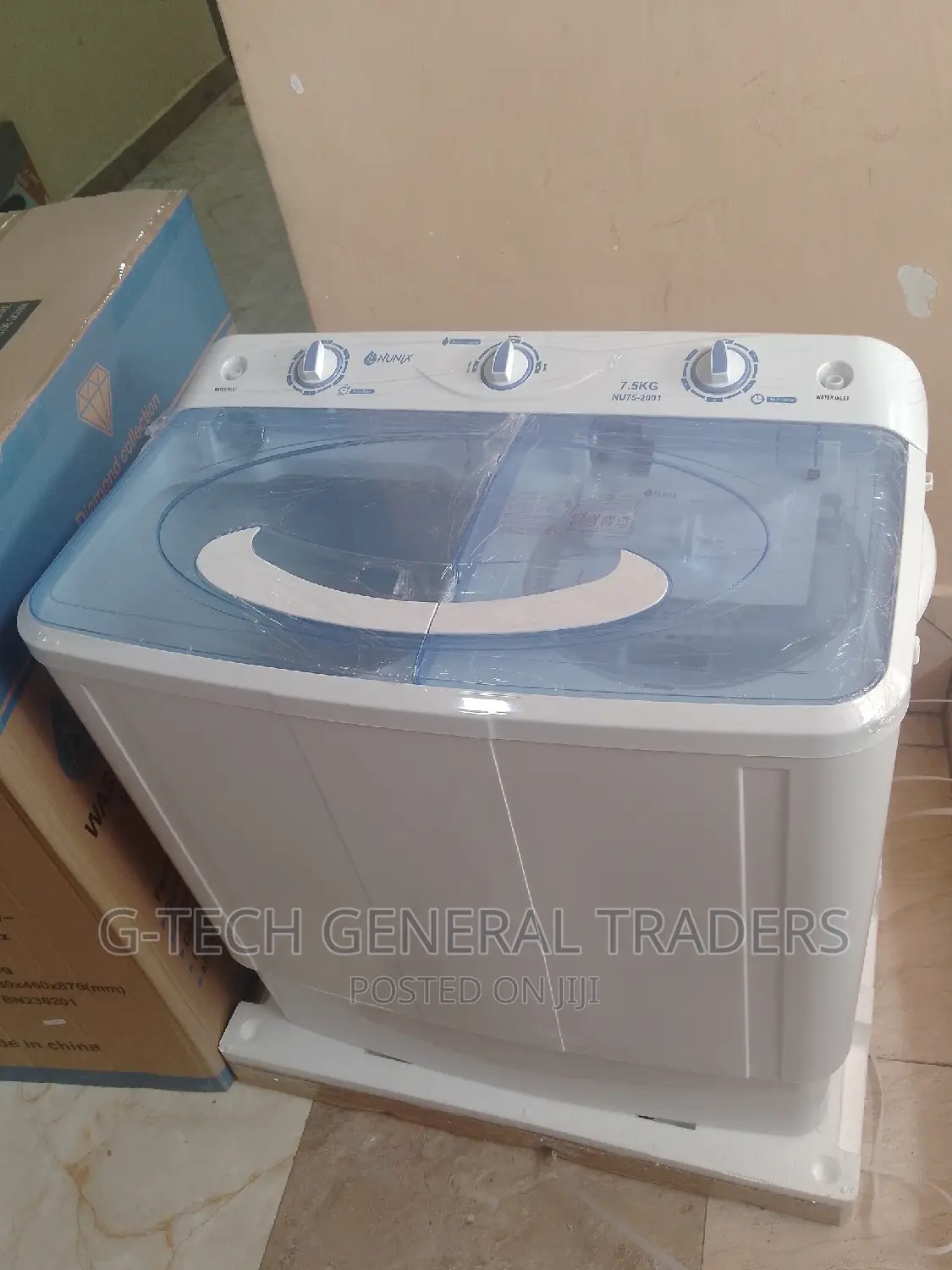 Washer! Nunix 7.5kg Washing 6kg Spin Washing Machine
