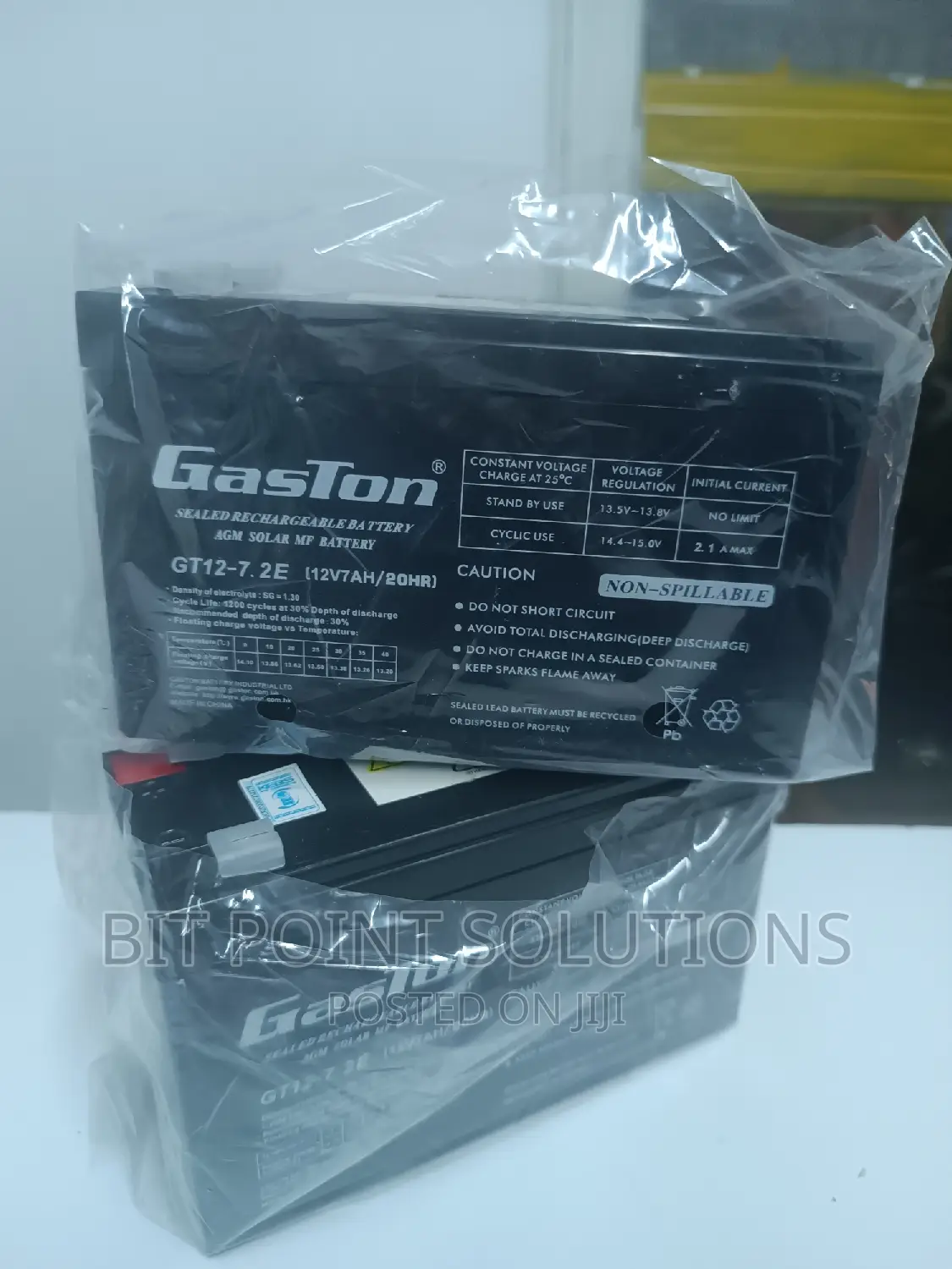 Ups Battery 12v 7ah Gaston