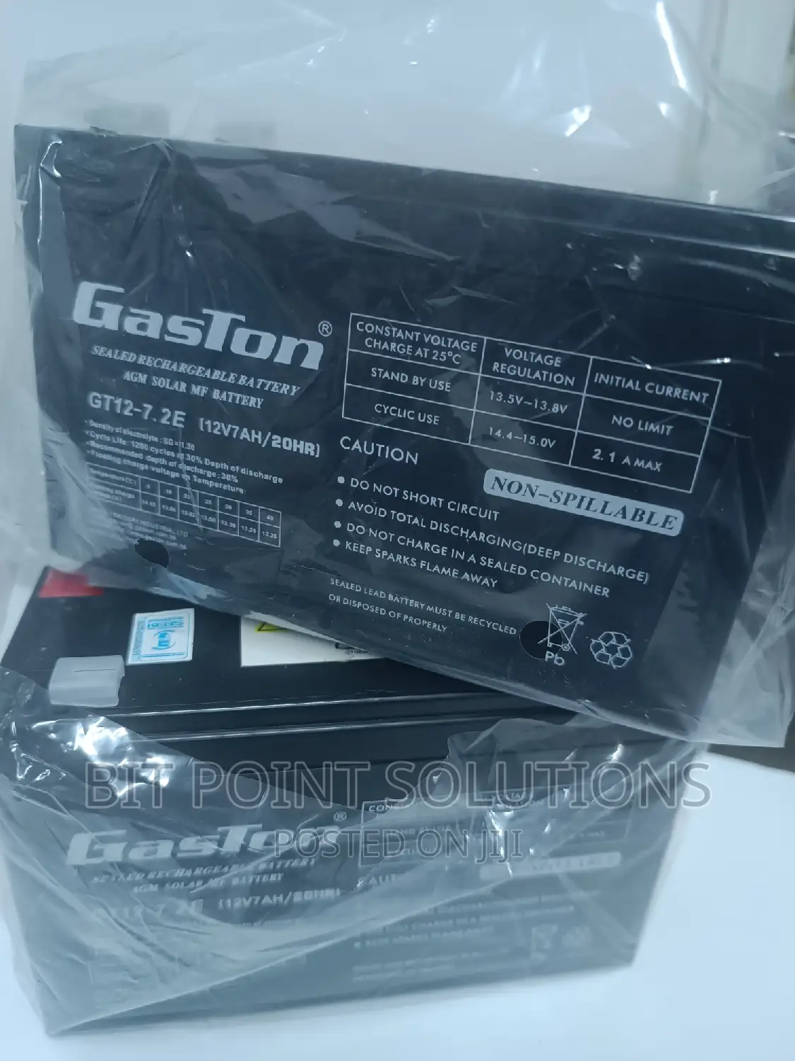 Ups Battery 12v 7ah Gaston