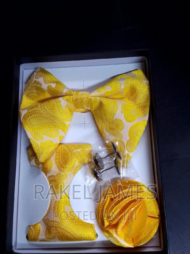 Yellow Butterfly Bowtie - thumbnail 3