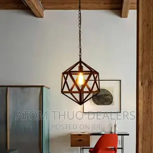 Elegance Black Pendant Light With Bulb