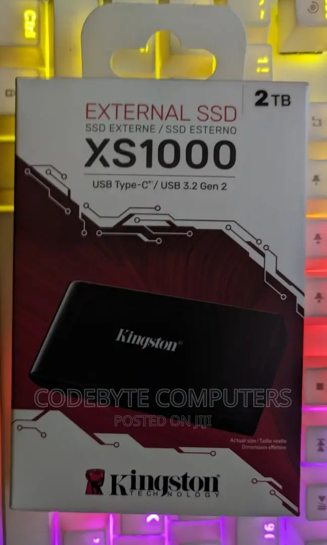 Kingston XS1000 External SSD USB 3.2 Gen 2 2TB