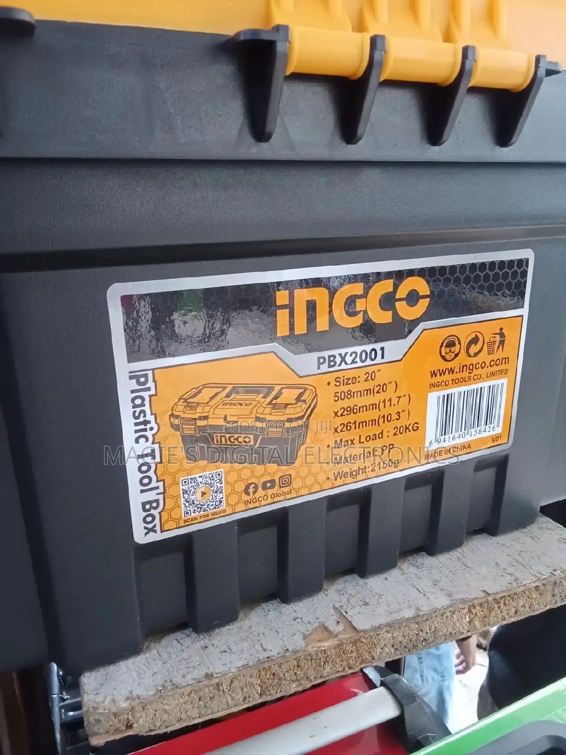 Ingco Plastic Tool Box 20"