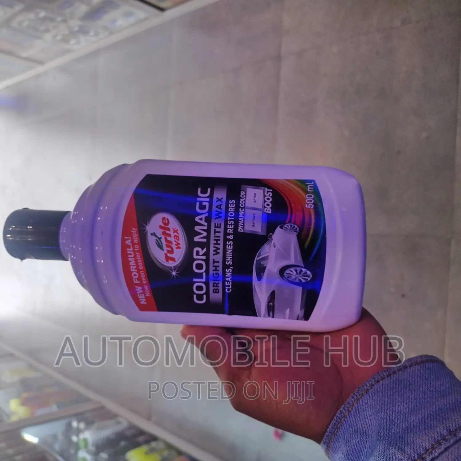 500ml White Color Magic Clean Shines and Protects