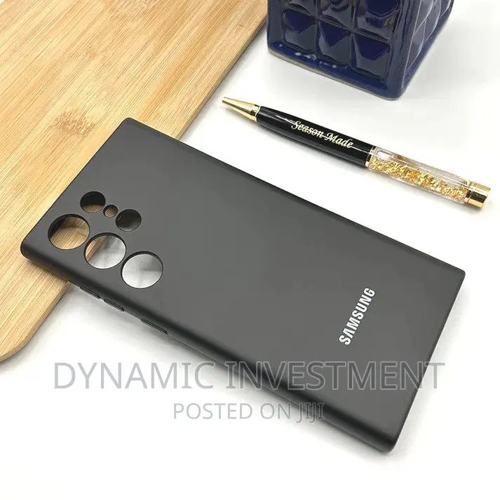 Samsung Galaxy S23 Ultra Liquid Silicone Case /Cover-Black