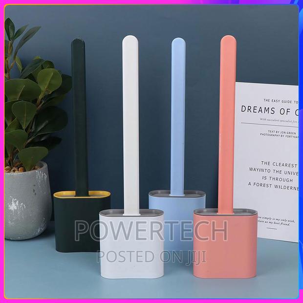 Silicone Toilet Bowl Brush (White)