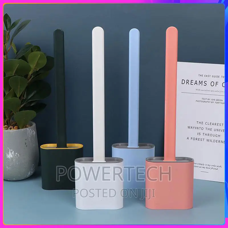 Silicone Toilet Bowl Brush (White)