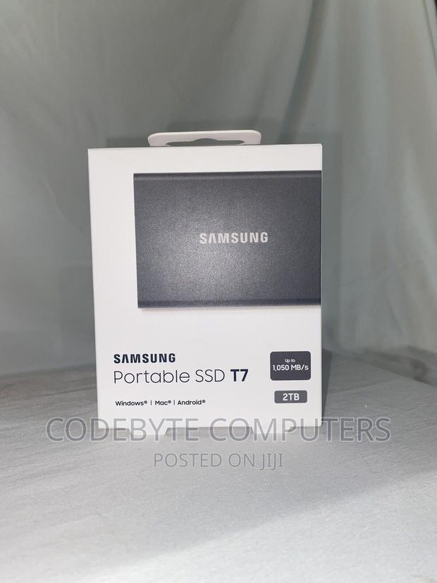 Samsung 2TB T7 Portable SSD- USB 3.2 (Titan Gray)