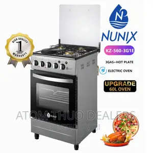 Nunix 3+1 Standing Cooker With Electric Oven 60*60