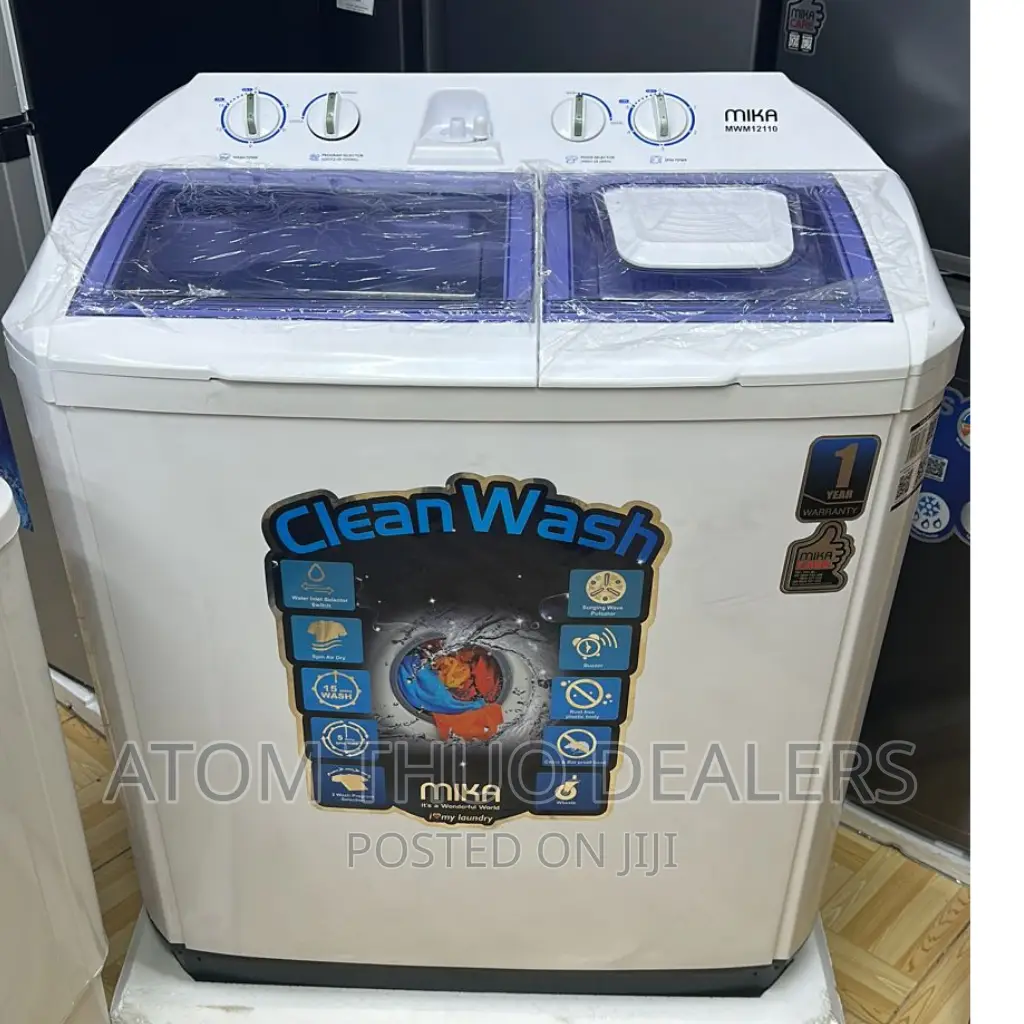 Mika 10 Kg Twin Tub Top Load Washing Machine..
