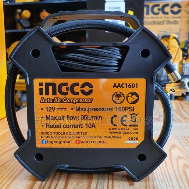 Ingco Auto Air Compressor Tire Inflator Pump Power Inflator - thumbnail 3