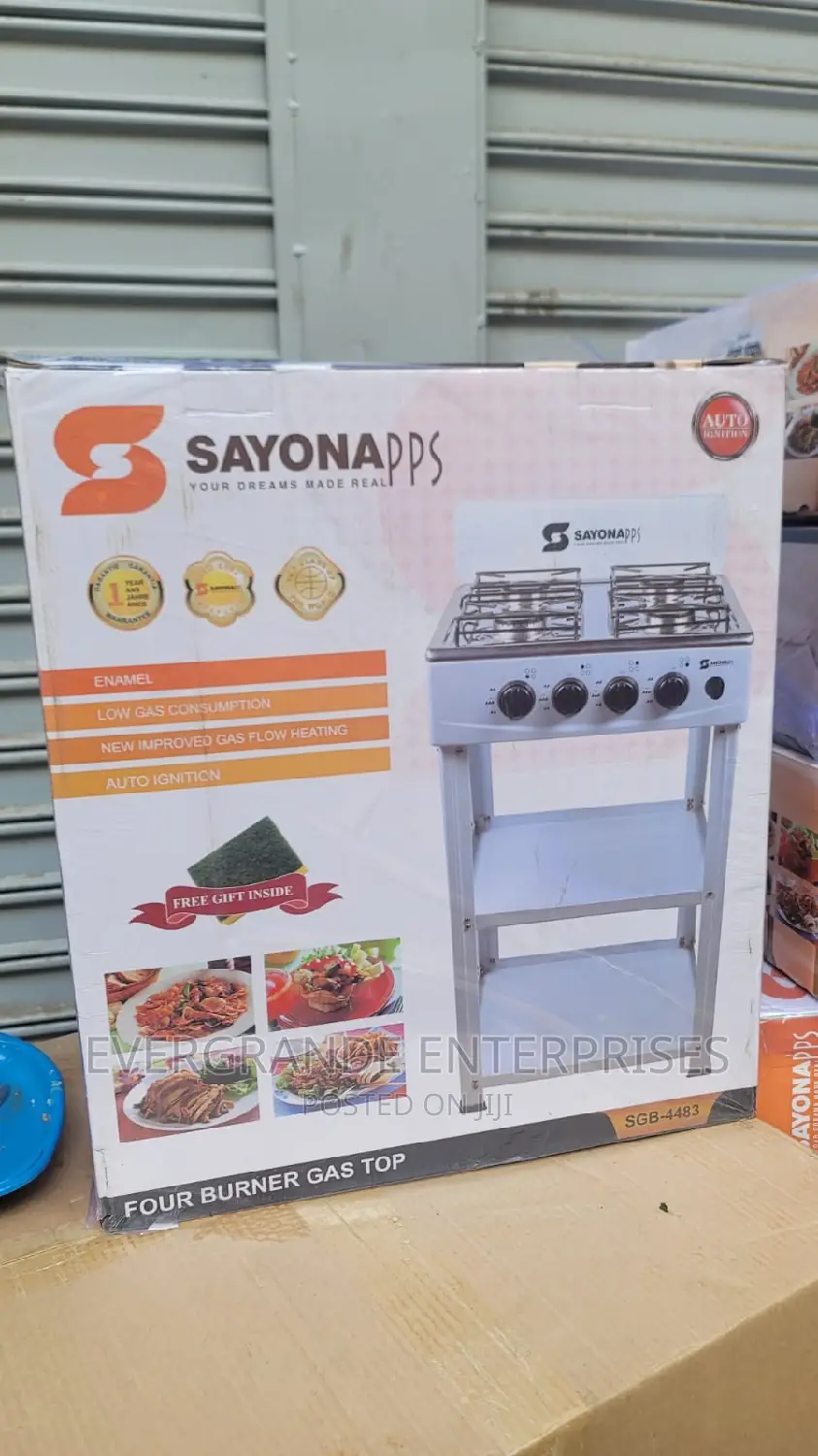 4 Burner Gas Top Standing Cooker Standing Cooker