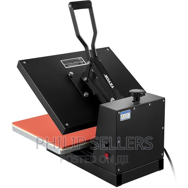 Black Heat Press Machine Digital Clamshell - main view