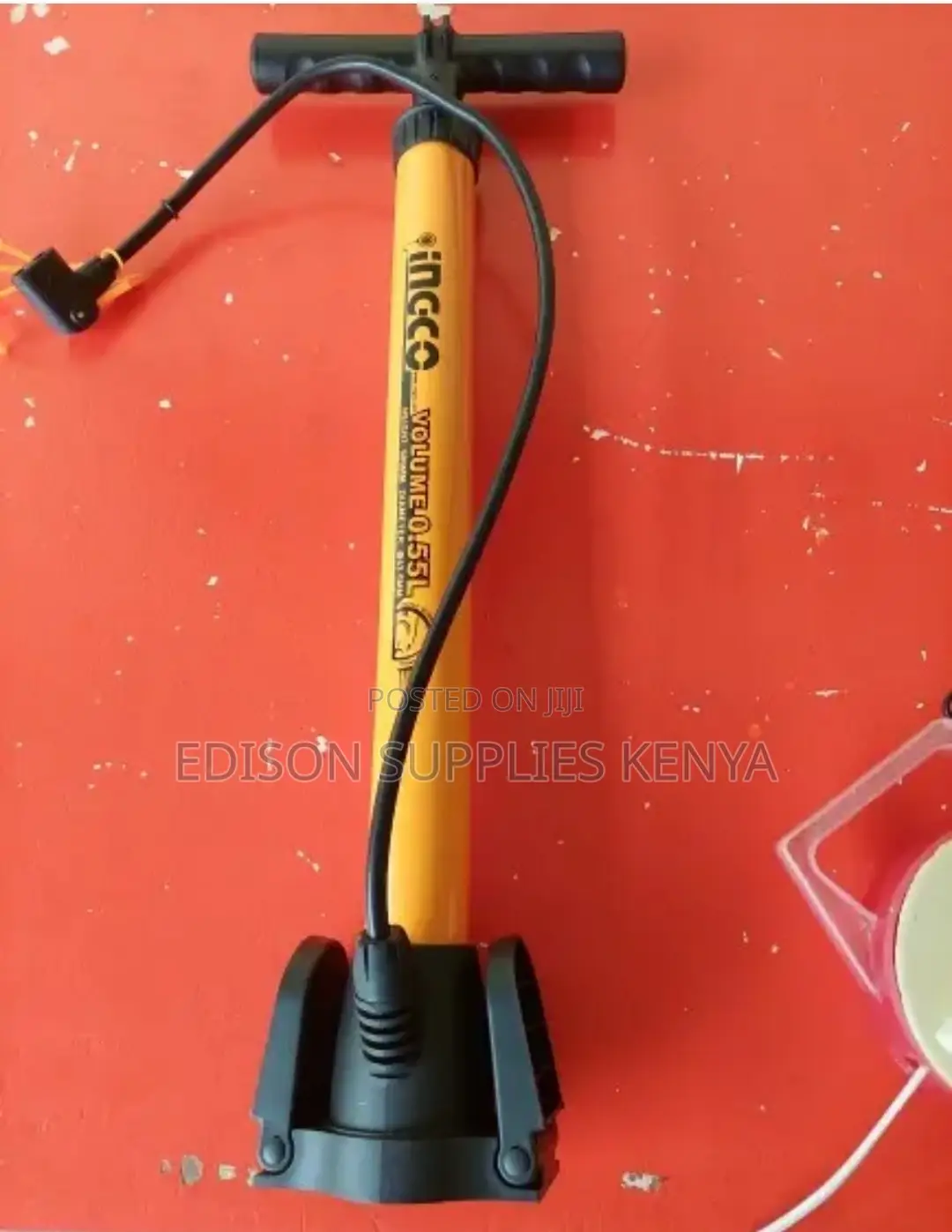 Ingco Hand Pump Tyre Bicycle Bike Pump 80psi Ball Pressure