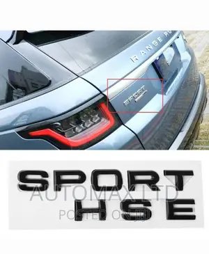 Range Rover "SPORT HSE" Rear (Boot) Raised Letters,