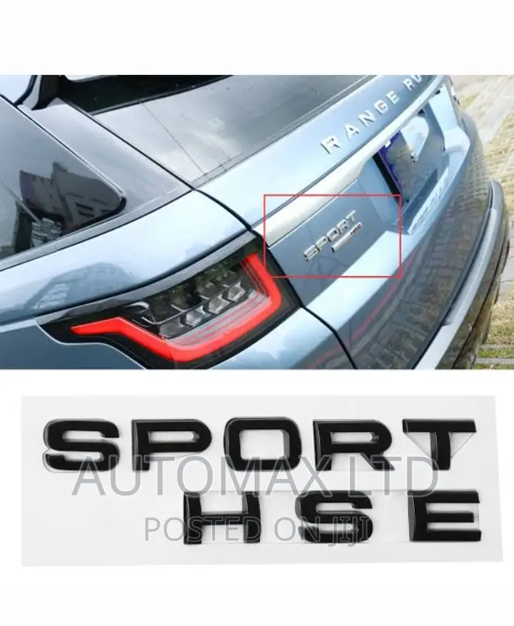 Range Rover "SPORT HSE" Rear (Boot) Raised Letters,