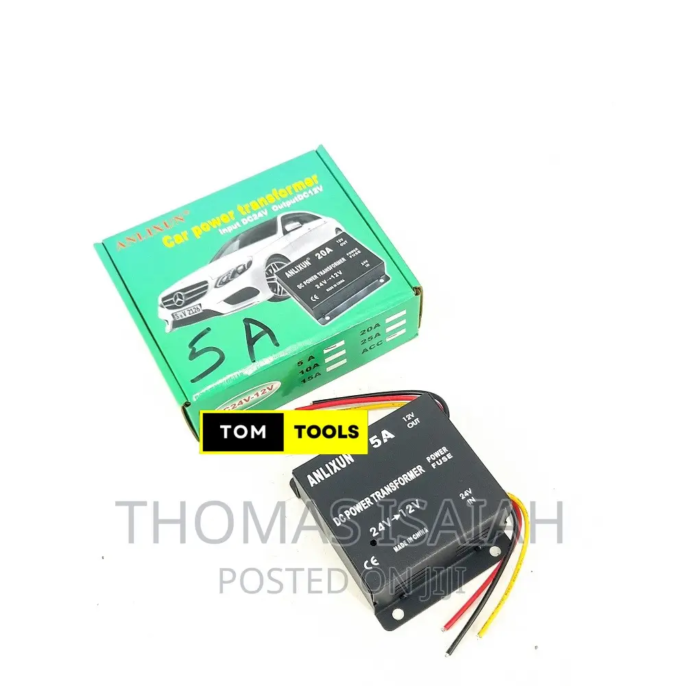 5A 24V in to 12V Out Car Power Stepdown Transformer