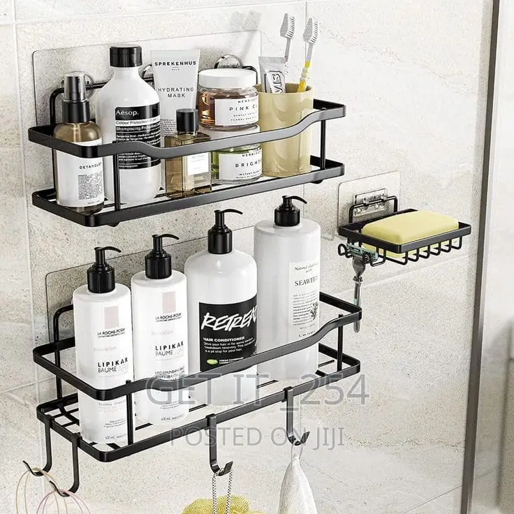 3pcs Set Shower Caddy Shelf/Bathroom Organizer