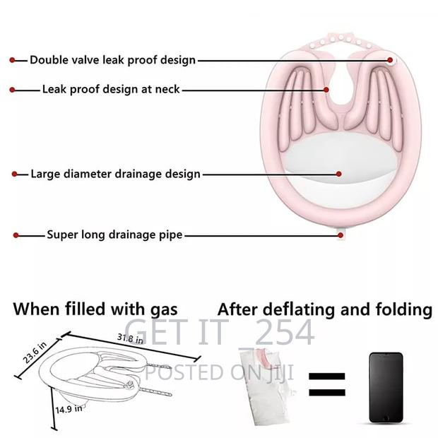 Inflatable High Quality Washing Basin For Home Or Bed - thumbnail 3