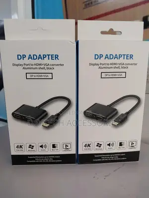 2-in-1 Displayport to Hdmi or Vga