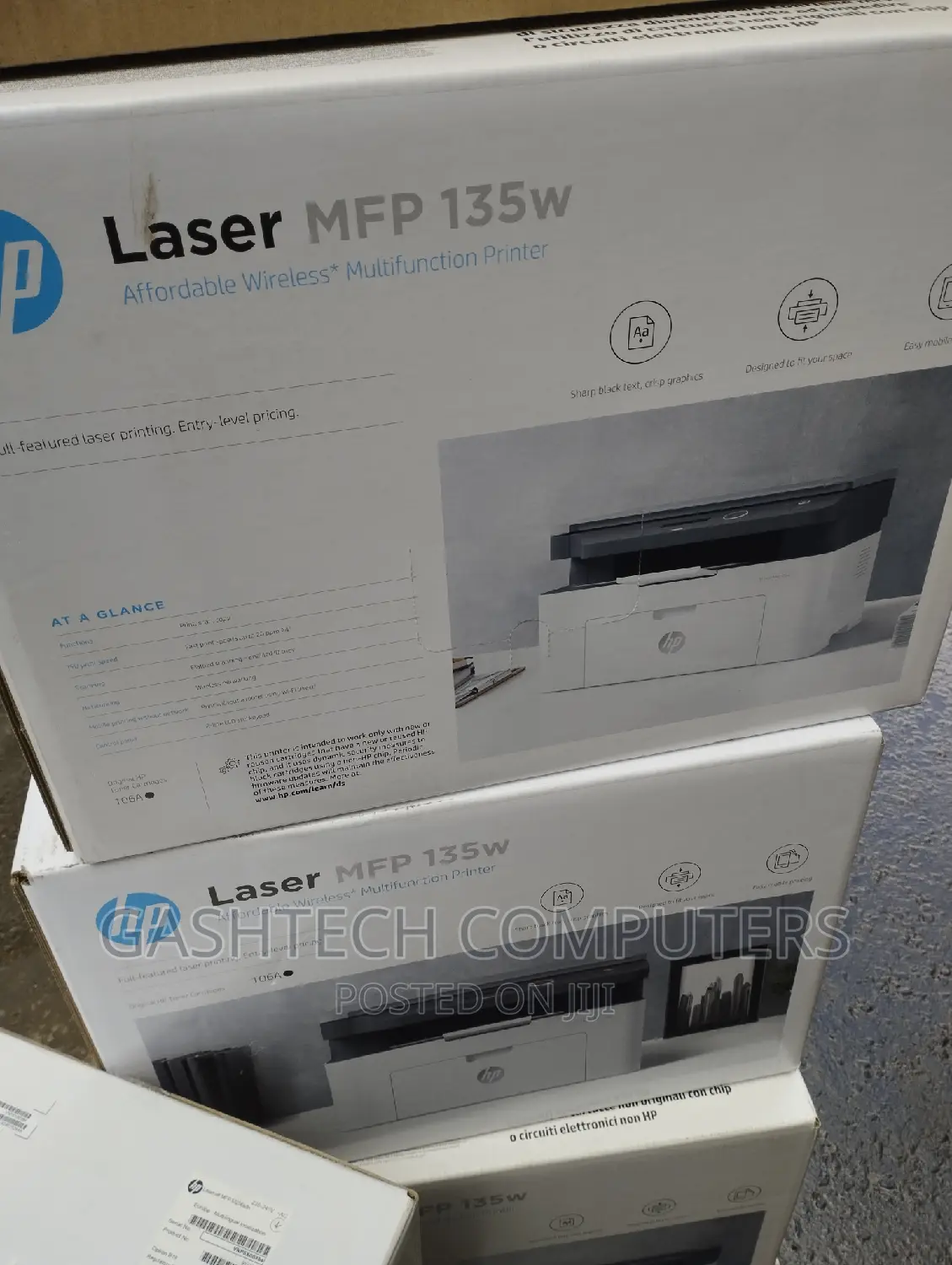 Hp Laserjet Printer MFP 135w Monochrome