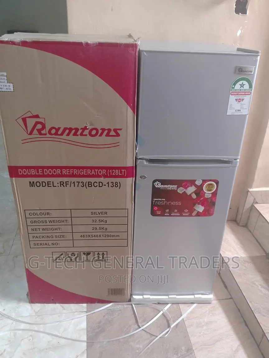 Refrigerator! 128l Ramtons Silver Refrigerator