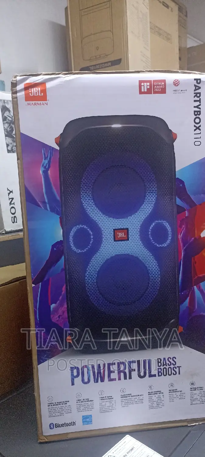 JBL Partybox 110 Portable Party Speaker – Wireless