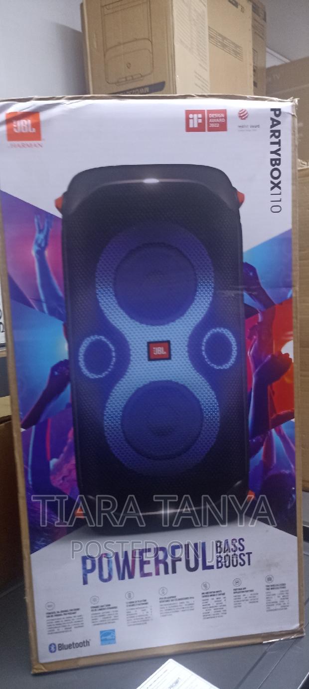 JBL Partybox 110: Powerful 160W Portable Speaker - thumbnail 2