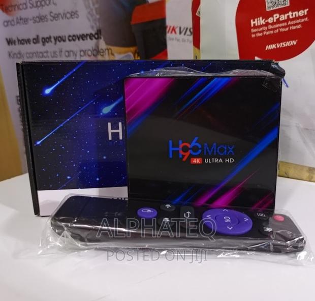 H96 Max 64-Bit Android TV Box 4GB RAM, 64GB Internal Memo