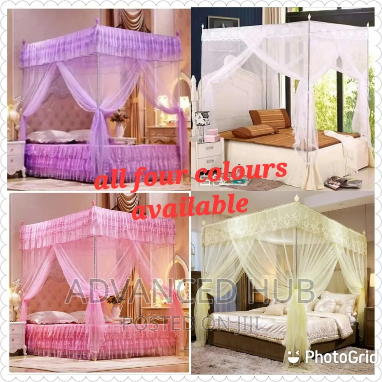 Four Stand Strong Mosquito Net