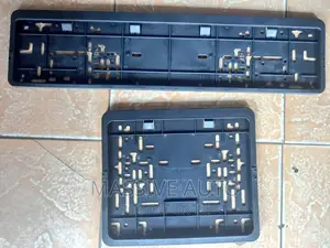 Buy Plastic Number Plates Holder/ Black Plates Holder