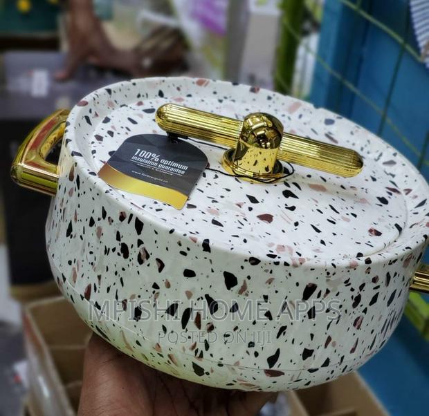 3pcs Hot Pot White Terrazzo - thumbnail 2