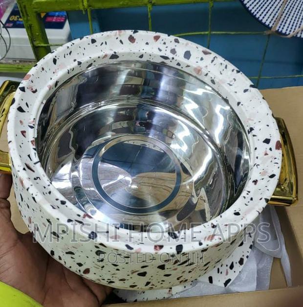 3pcs Hot Pot White Terrazzo - thumbnail 3