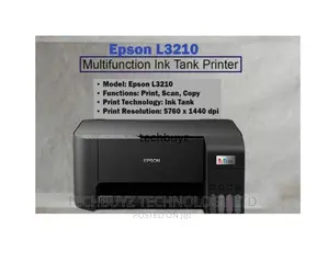 Epson L3210 Ink Tank Printer, Print, Copy and Scan - Usb