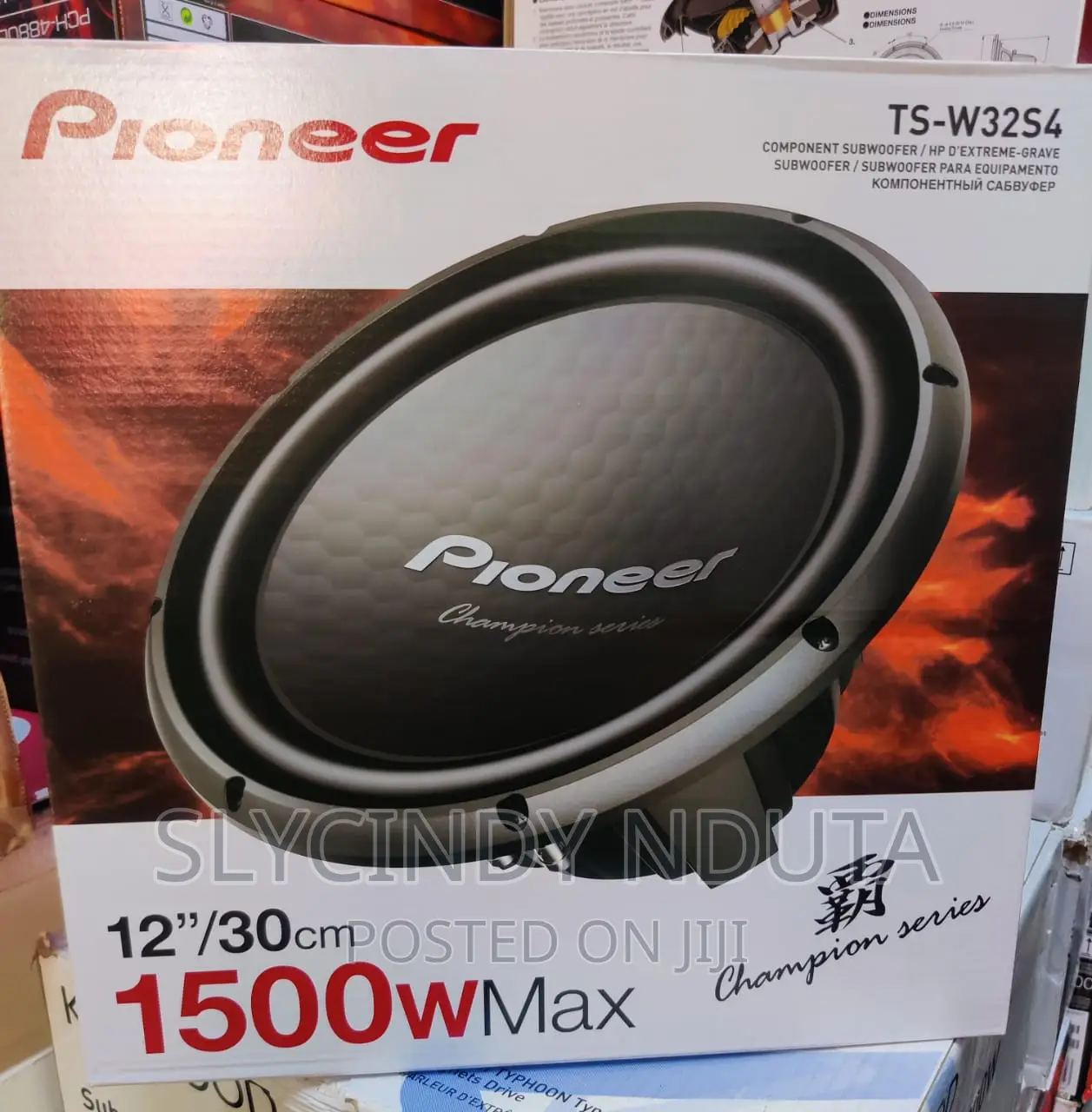 Pioneer TS-W32S4 Subwoofer 1500w