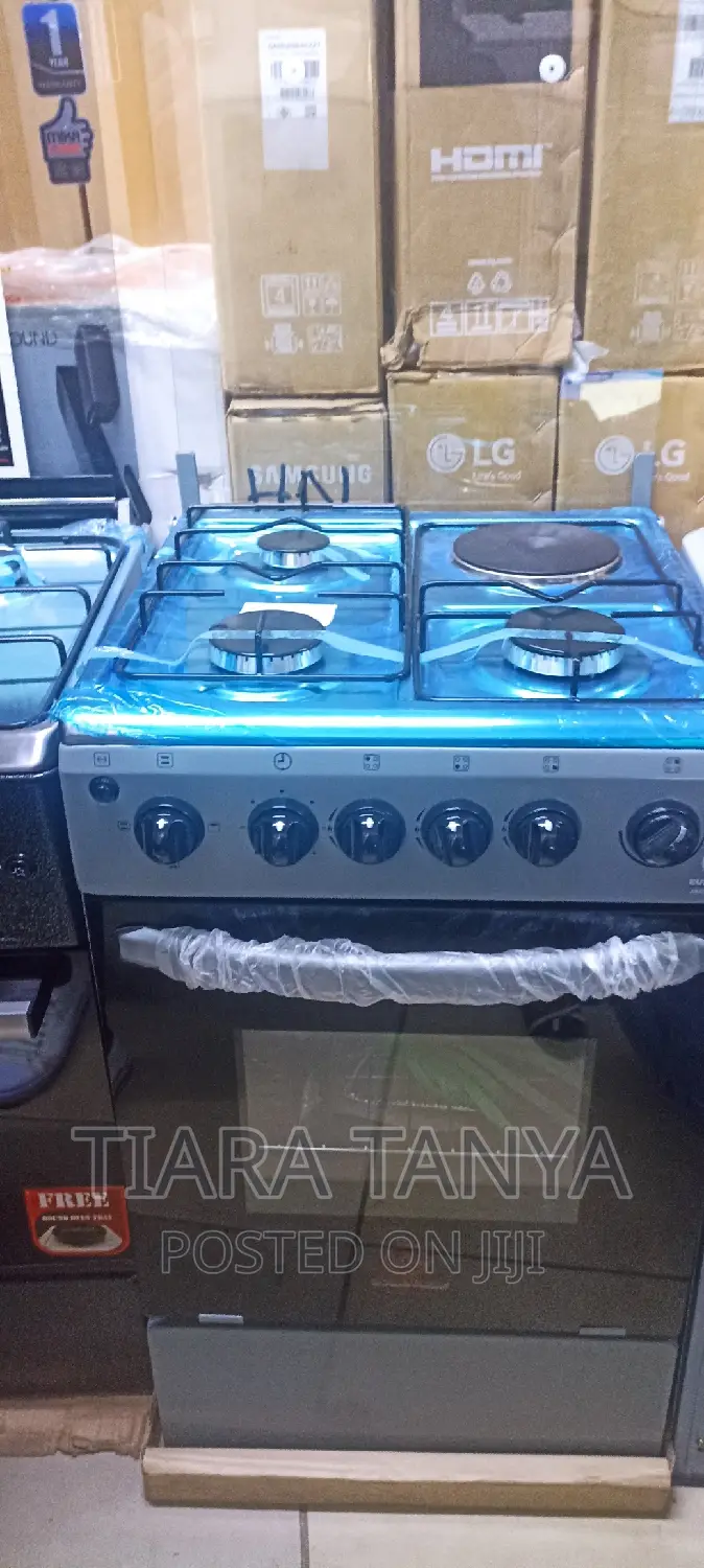 EG55-4G-E Eurochef 4 Gas Standing Gas Cooker, 50cm X 55cm