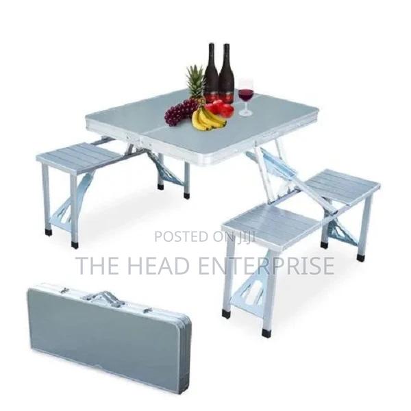 Portable Aluminium Camping Table - main view