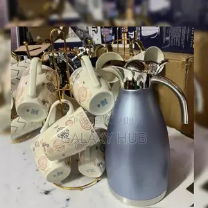 Mugs and Flask 2 LTRS PCS Tea Set