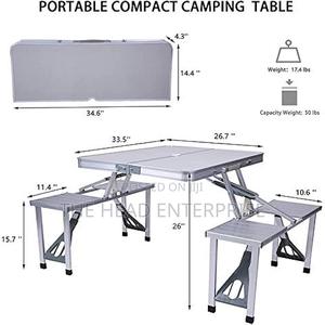 Camping Table With Four Seats - thumbnail 2