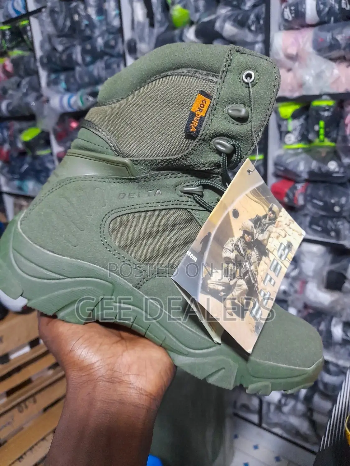 Jungle Green Unisex Hiking/ Tactical Military Boots