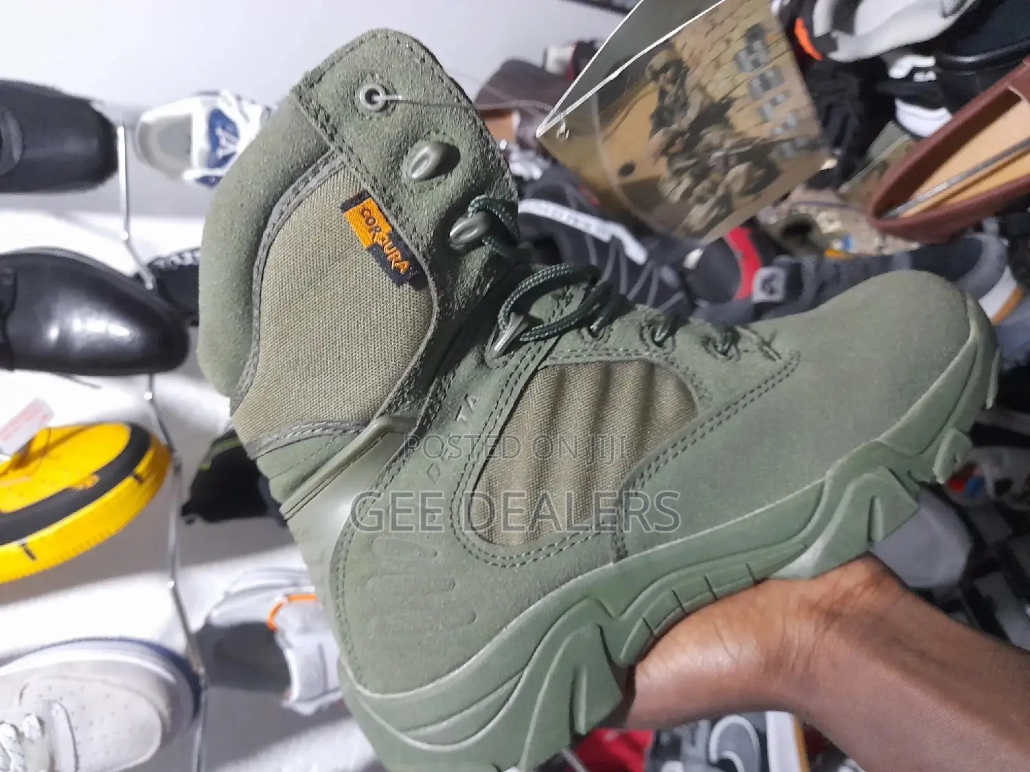 Jungle Green Unisex Hiking/ Tactical Military Boots
