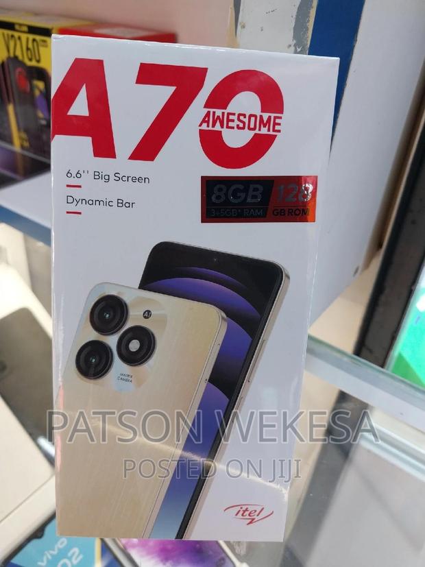 New Itel A70 128 GB Black - thumbnail 3