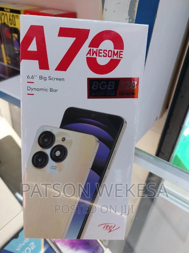 New Itel A70 128 GB Black - thumbnail 4