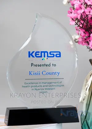 Black Base Crystal Award