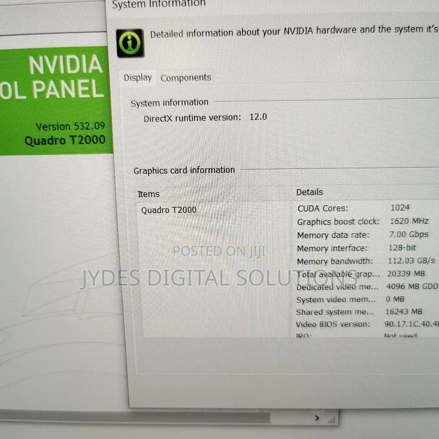 Laptop Dell Precision 5540 3GB Intel Core I7 SSD 512GB