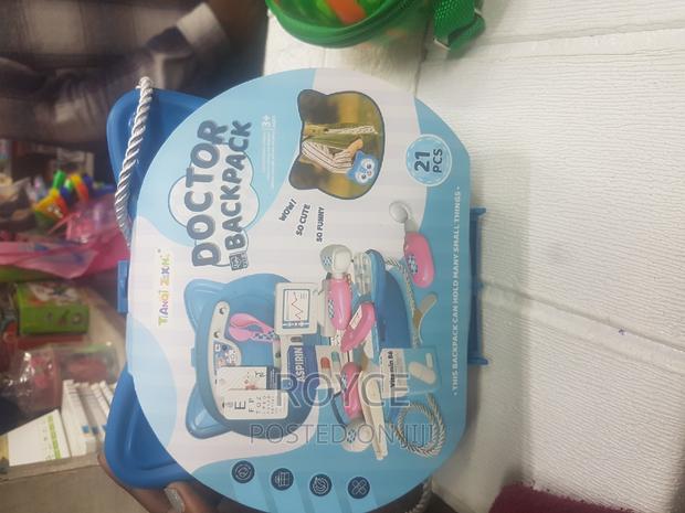 Kids Doctor Backpack Toy Set - thumbnail 2