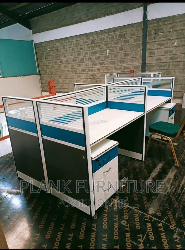Office Four Way Workstation