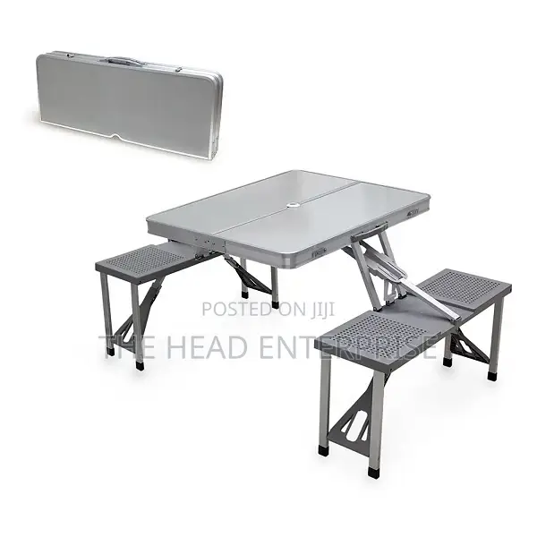 Camping Table With a Packing Suit Case