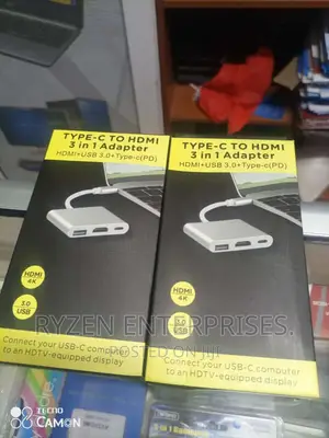 Usb-C 3 in 1 Adapter, Type C, HDMI