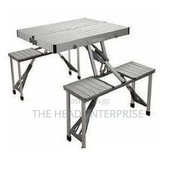 Table With Umbrella for Camping - main view